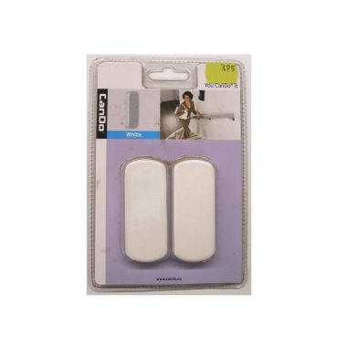 Eindkap recht wit 27 x 70 mm