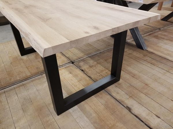 Boomstam tafelblad eiken 40 mm RUSTIEK A