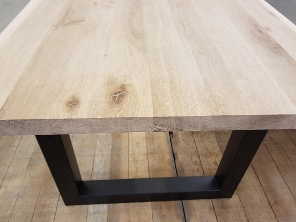 Boomstam tafelblad eiken 40 mm RUSTIEK A