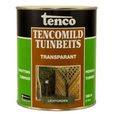 Tencomild Tuinbeits transparant lichtgroen 1L en 2,5L