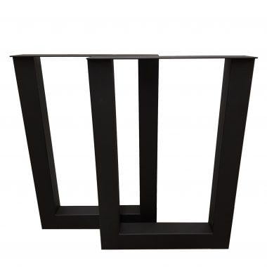 Bartafelpoot U zwart – hoogte 100 cm – breedte 70 cm