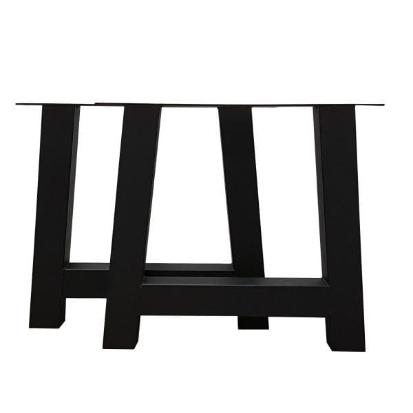 Eettafelpoot A zwart – hoogte 72 cm – breedte 76 cm