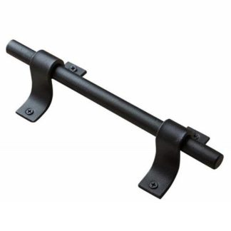 Schuifdeurgreep Vintage mat zwart 20 cm