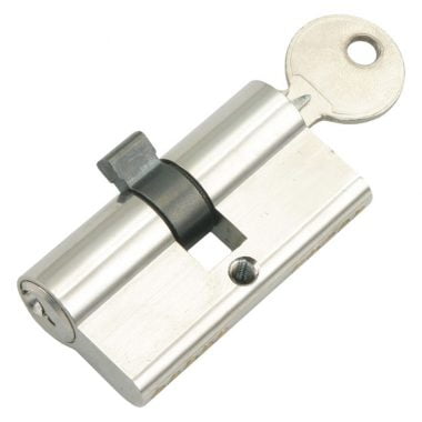 Profielcilinder vernikkeld 61 mm