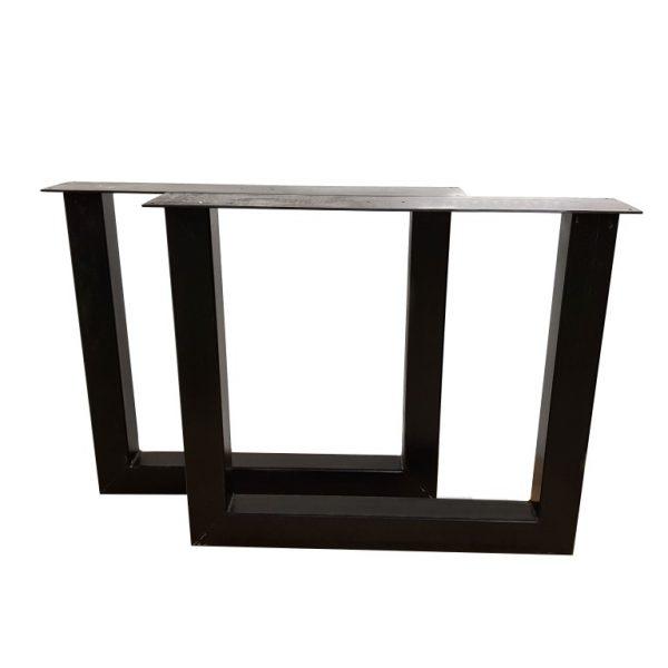Eettafelpoot U zwart – hoogte 72 cm – breedte 76 cm Eettafelpoot U zwart – hoogte 72 cm – breedte 76 cm