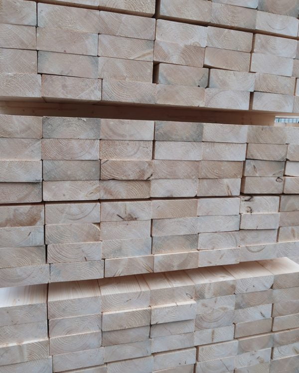 Balkhout geschaafd 58x155 mm