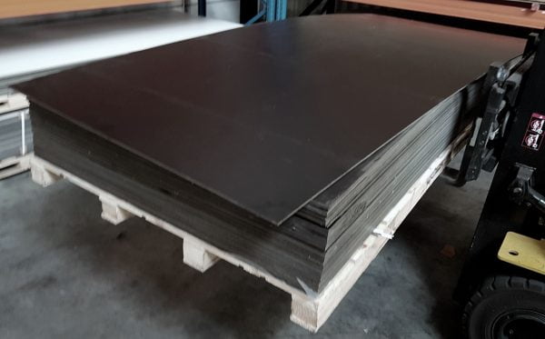 HPL Volkernplaat exterieur 6 mm 130x305 cm Zwart