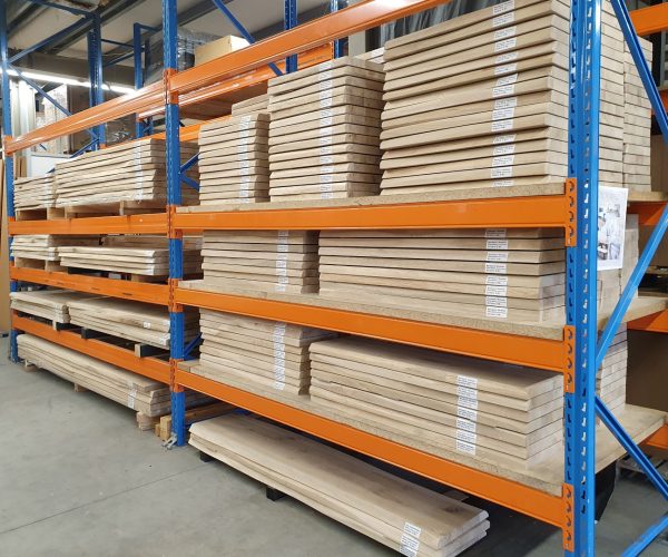 Massief eiken plank/werkblad 40 mm