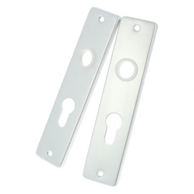 Kortschild Profielcilinder PC72 Aluminium F1