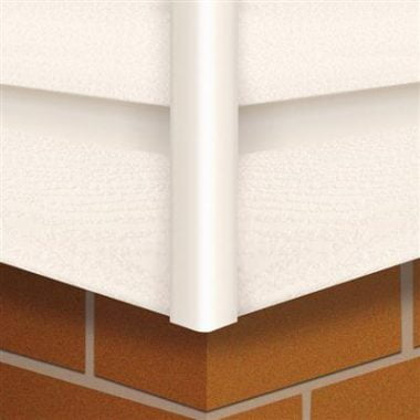 Vast hoekprofiel gebroken wit 40x40x3000 mm