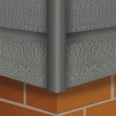 Vast hoekprofiel lichtgrijs 40x40x3000 mm