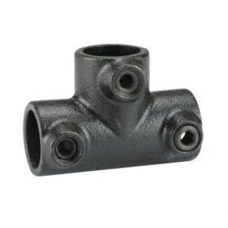 Koppelstuk zwart Ø28mm T-stuk