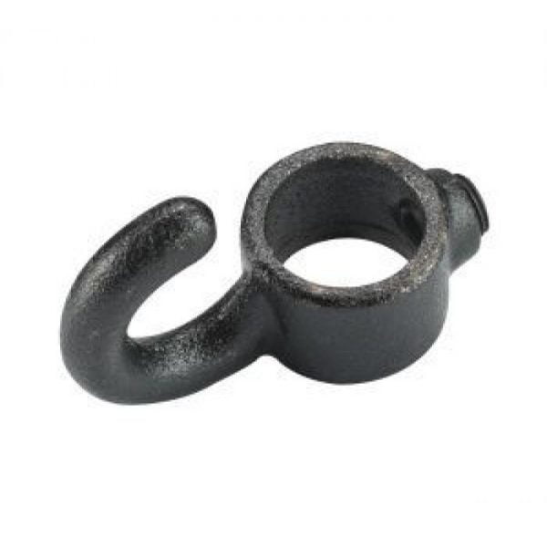 Koppelstuk zwart Ø28mm haak Koppelstuk zwart Ø28mm haak