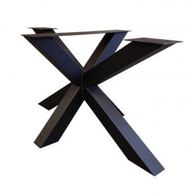 Eettafelpoot Matrix zwart – hoogte 72 cm – breedte 76 cm