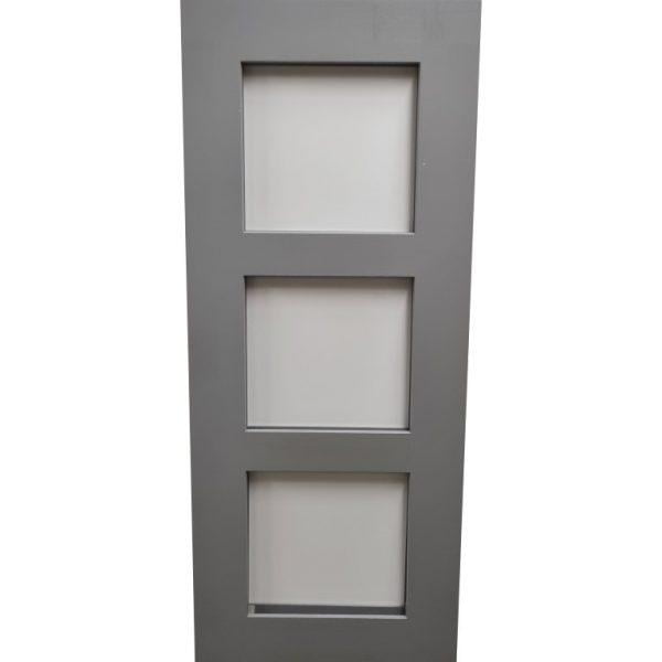 Voordeur hardhout inclusief glas VD24