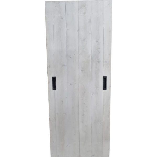 Loftdeur Steigerhout Vintage Grijs 95x235 cm SD214
