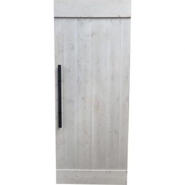 Schuifdeur Steigerhout Vintage Grijs 95x235 cm SD214