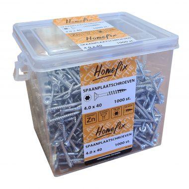 Spaanplaatschroef verzinkt platkop VOORDEELVERPAKKING