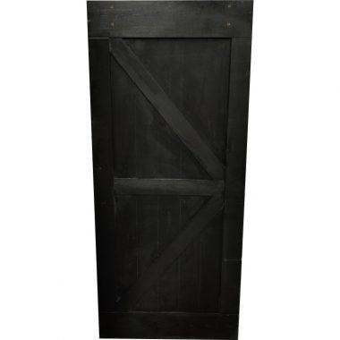 Schuifdeur Eikenhout Zwart gelakt 95x215 cm SD402