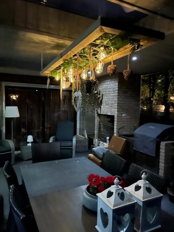 Gaasscherm groen geïmpregneerd 45x180 cm