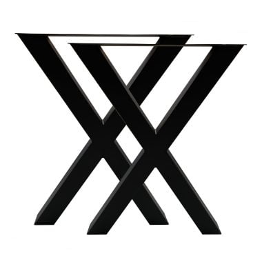 Bartafelpoot X zwart – hoogte 105 cm – breedte 80 cm