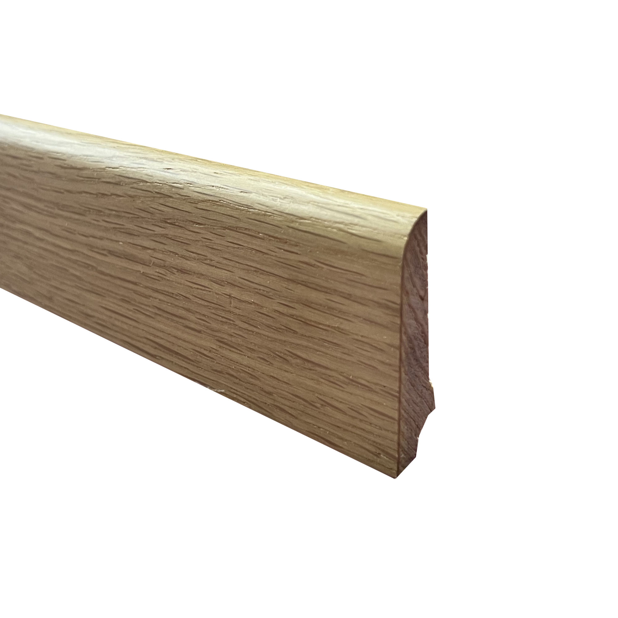 Gefineerde plint eiken 15x60 mm 200 cm