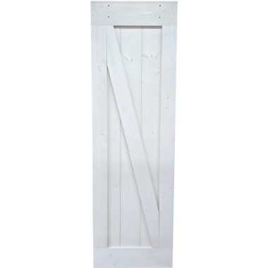 Schuifdeur Steigerhout Vintage Grijs 72x230 cm SD717