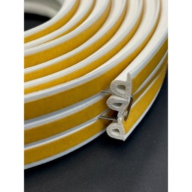 P-tochtband wit 9x5,5 mm zelfklevend 7,5 m