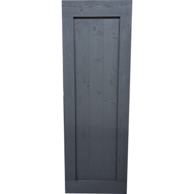 Schuifdeur Steigerhout Leisteen Grijs 86x253 cm SD726