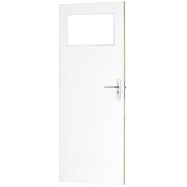 Binnendeur volspaan met klein glasopening