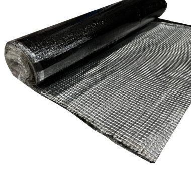 Brandrol met aluminium toplaag