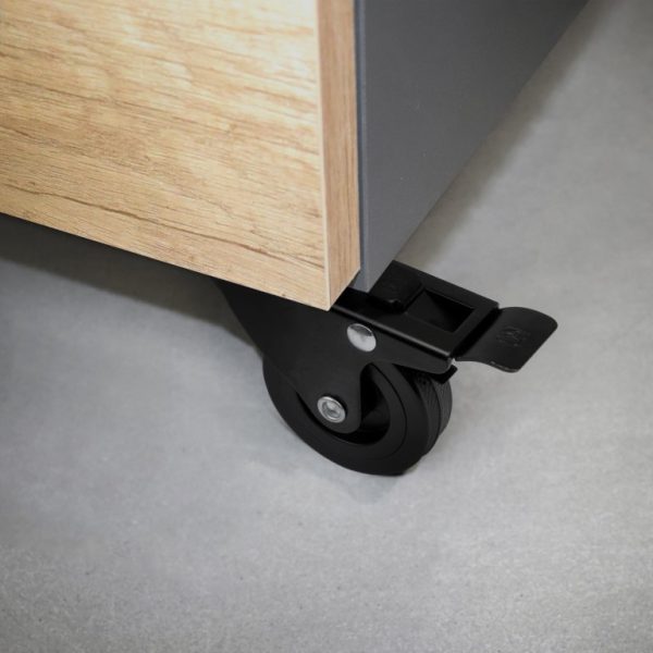 Meubelzwenkwielen 50 mm zwart 4 stuks (2x met rem) Meubelzwenkwielen 50 mm zwart 4 stuks (2x met rem)