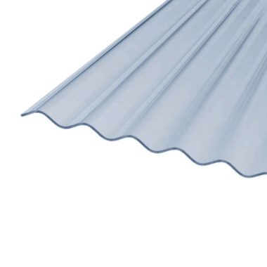 PVC golfplaat helder 76/18 (kleine golf)