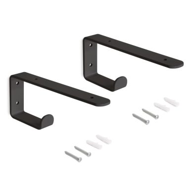Plankdrager Parijs zwart (set a 2 stuks)