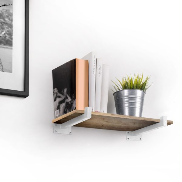 Plankdrager Sidney wit (set a 2 stuks)..