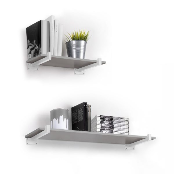 Plankdrager Sidney wit (set a 2 stuks).