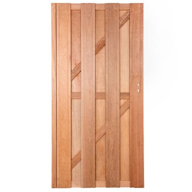 Tuinpoort Hardhout incl slotgat 90×180 cm