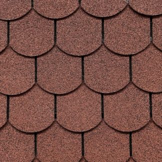 Dakshingles beverstaart Rood