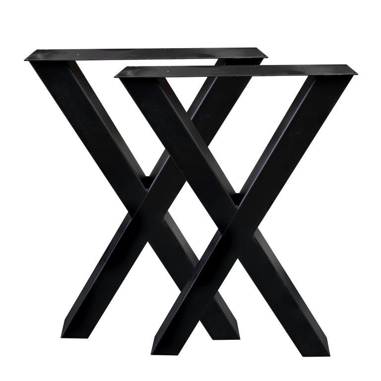 Bartafelpoot X Zwart - HxB: 100x67cm - Koker: 10x10 cm