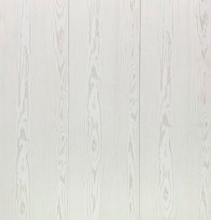 Wand- en plafondpaneel Essen parelwit 130x25 cm