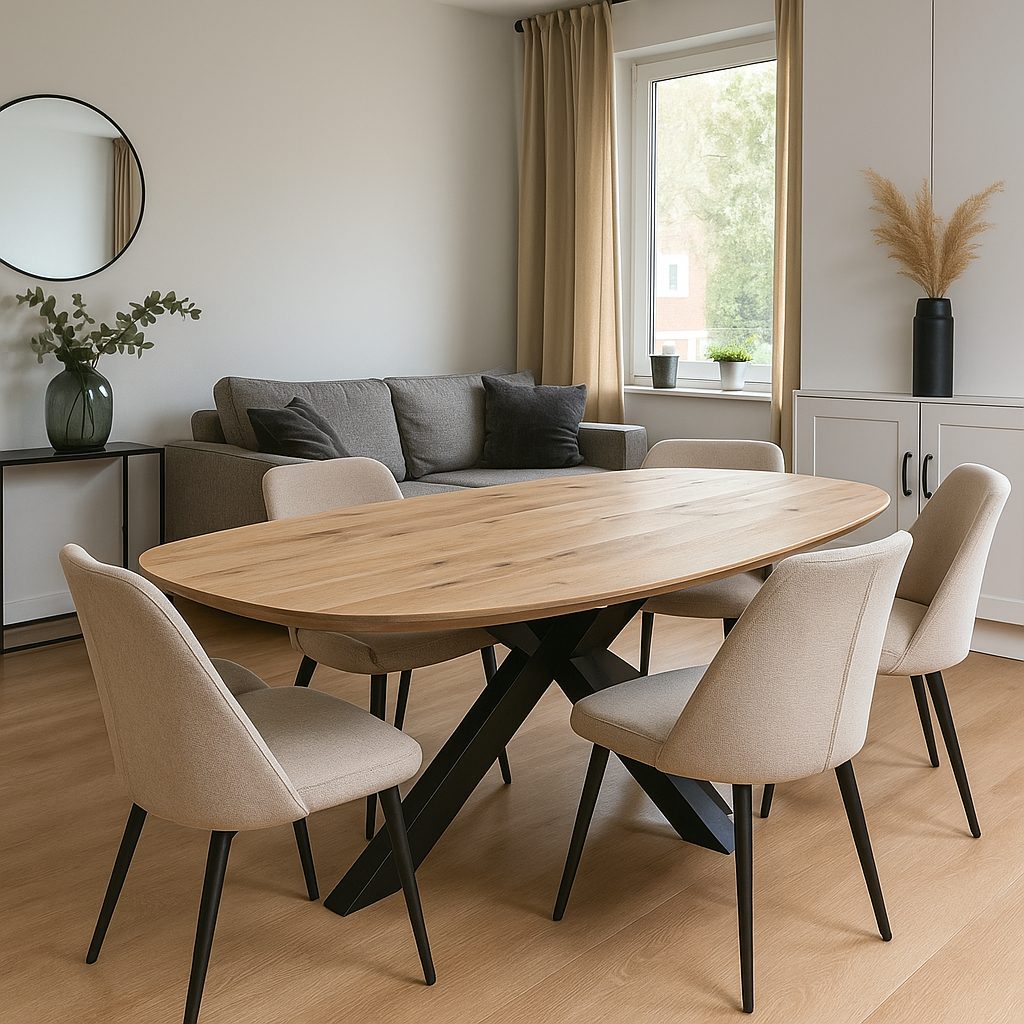 Eiken Tafelbladen (Deens) Ovaal