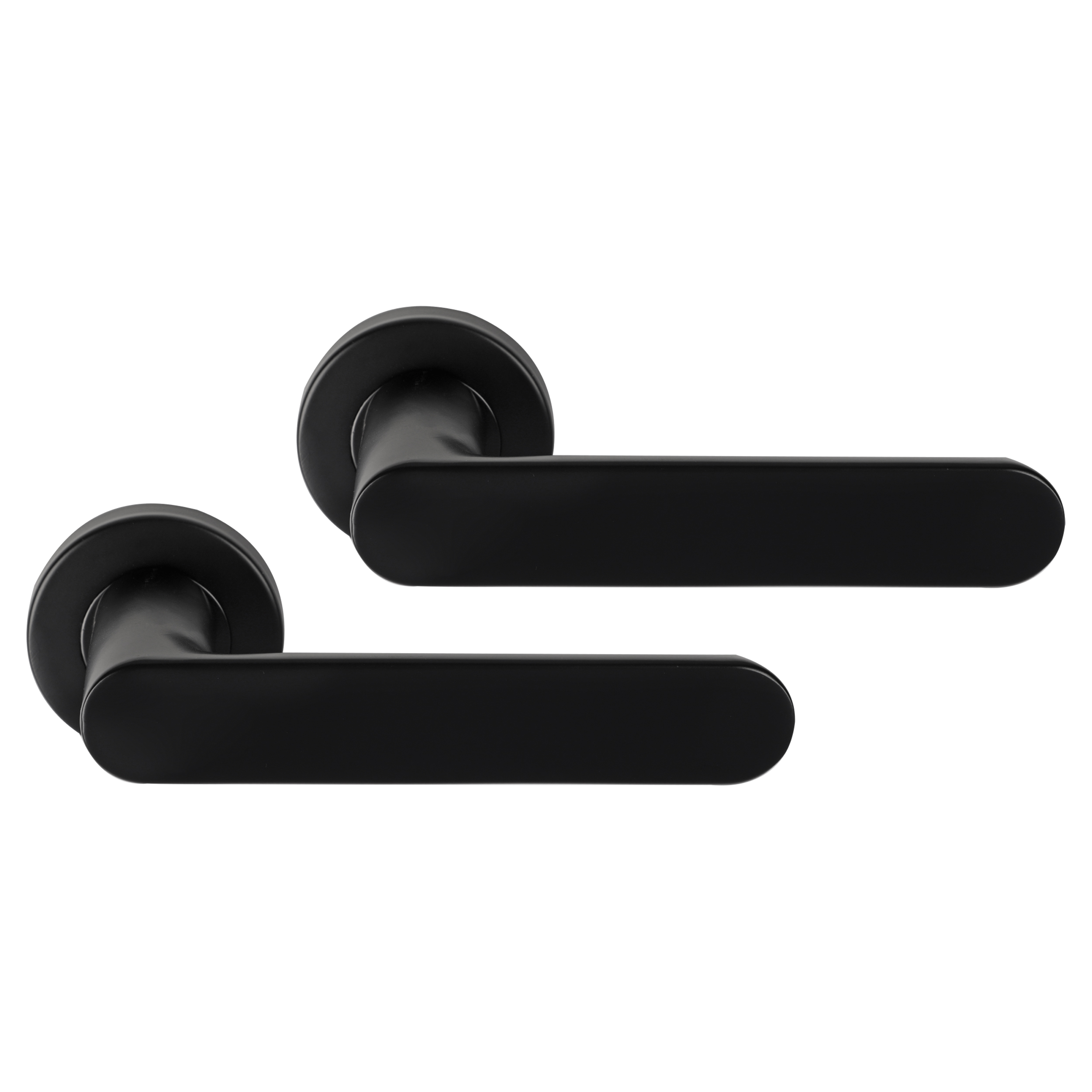 Differnz Eindhoven deurkruk Rond rozet - Blind - Zwart