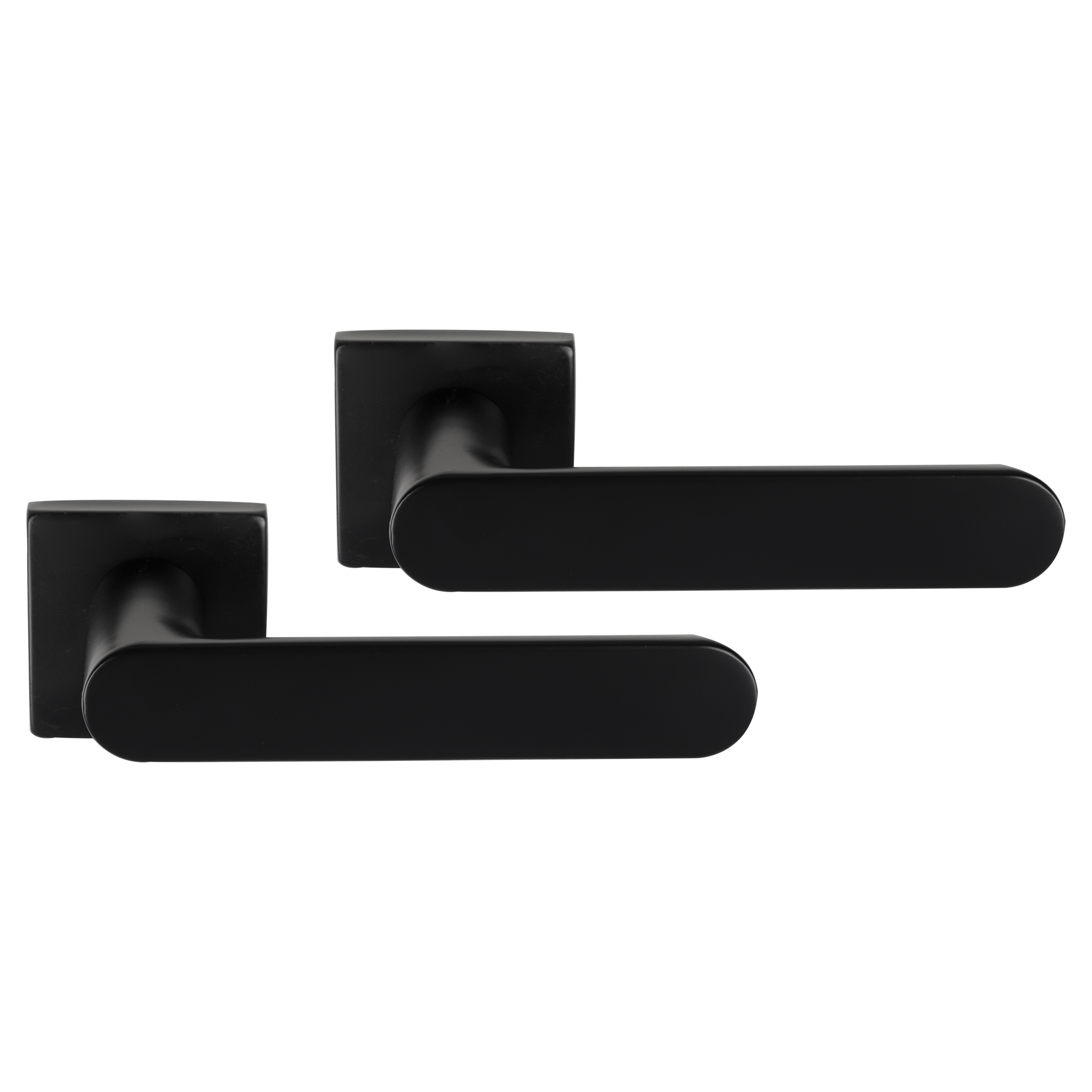 Differnz Eindhoven deurkruk Vierkant rozet - Blind - Zwart