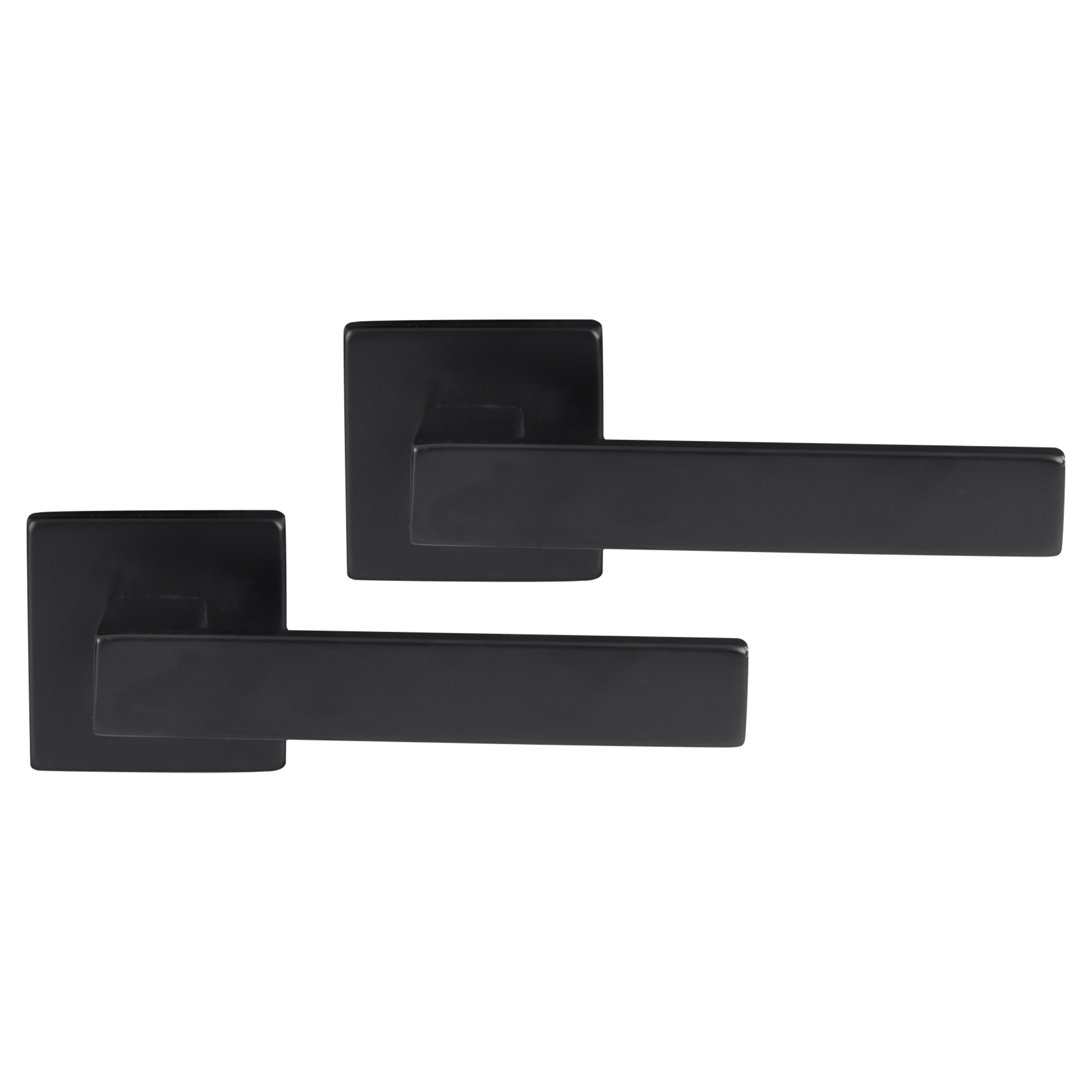 Differnz Tilburg deurkruk Vierkant rozet - Blind - Zwart