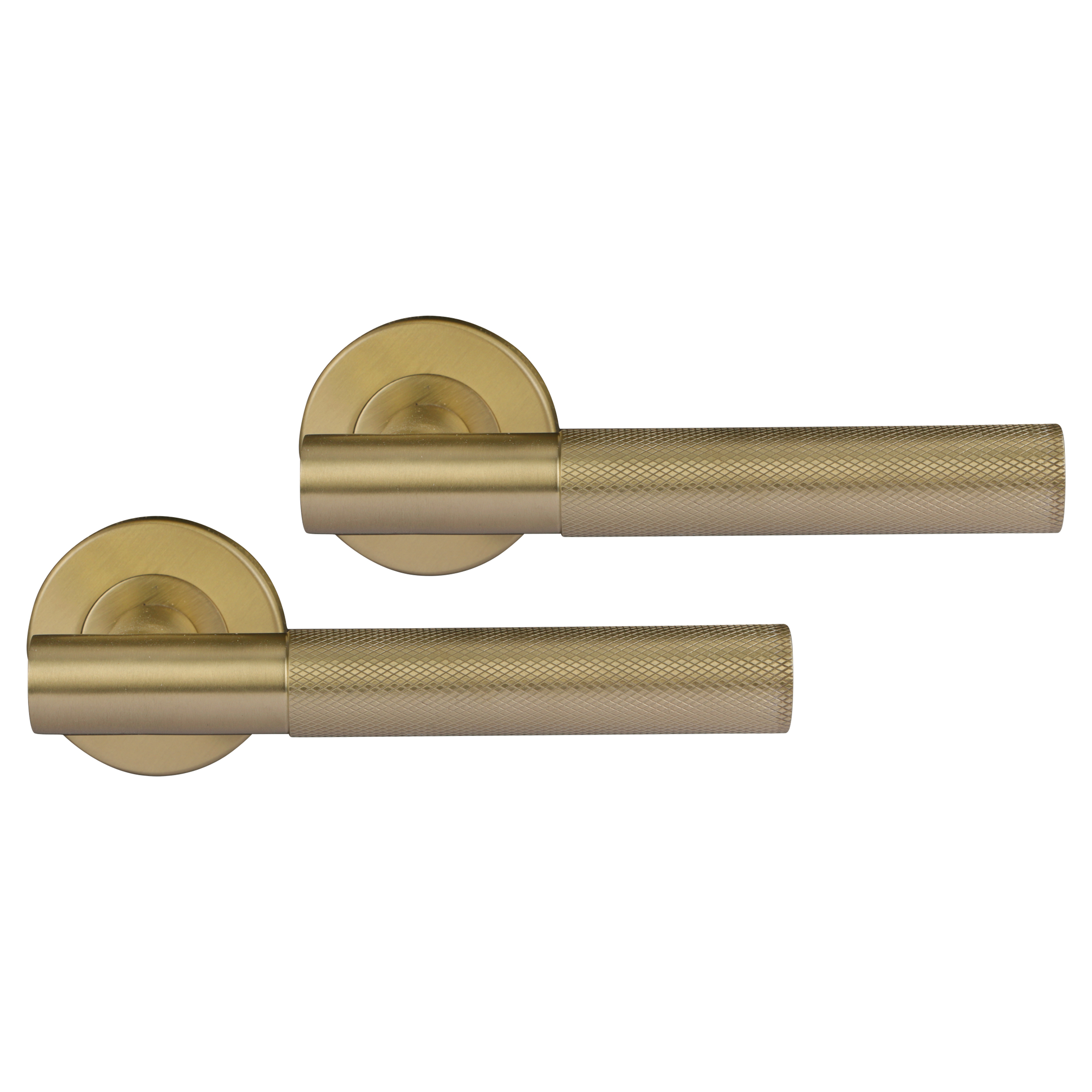 Differnz Utrecht deurkruk Rond rozet - Blind - Goud