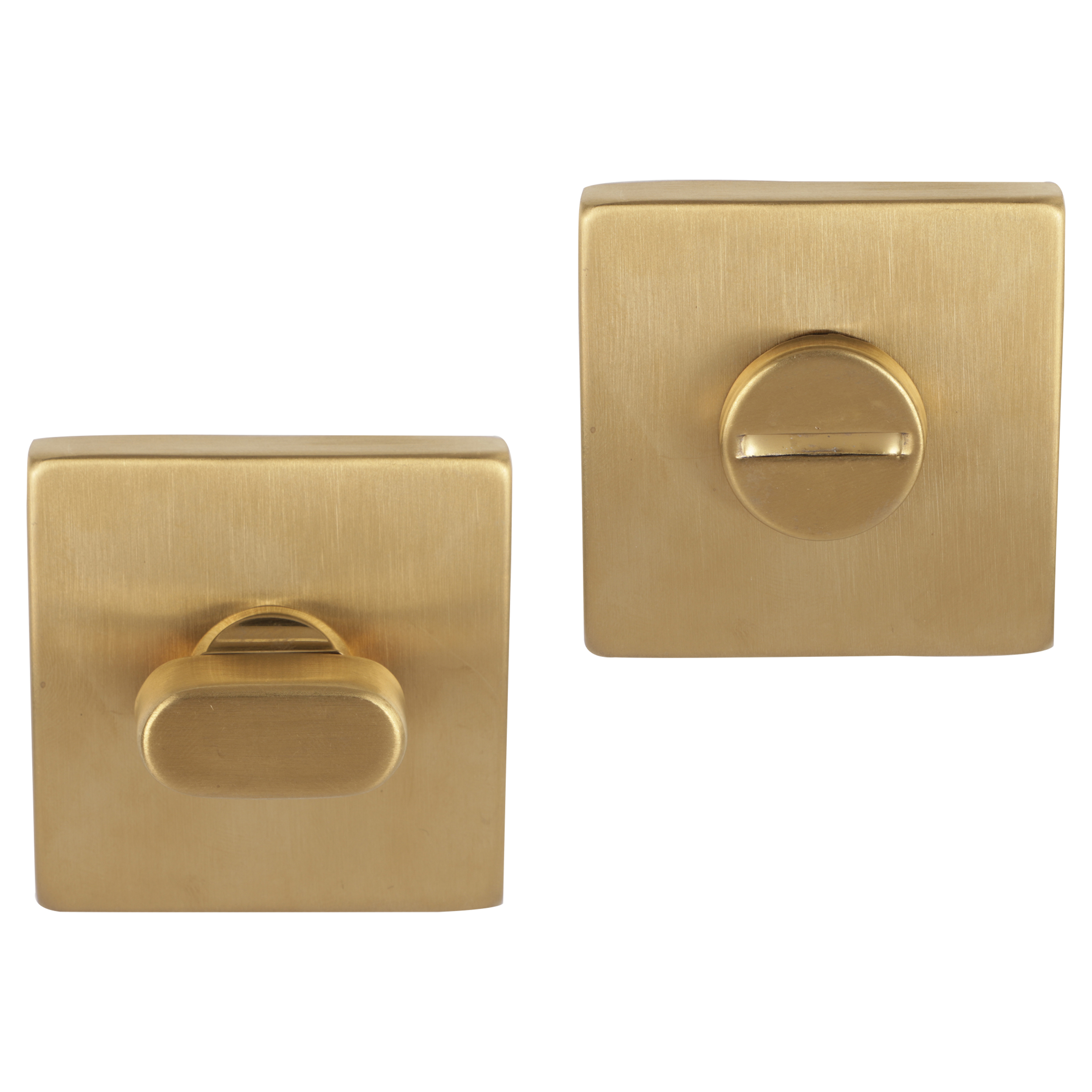 Differnz rozet Vierkant - Toilet - Goud