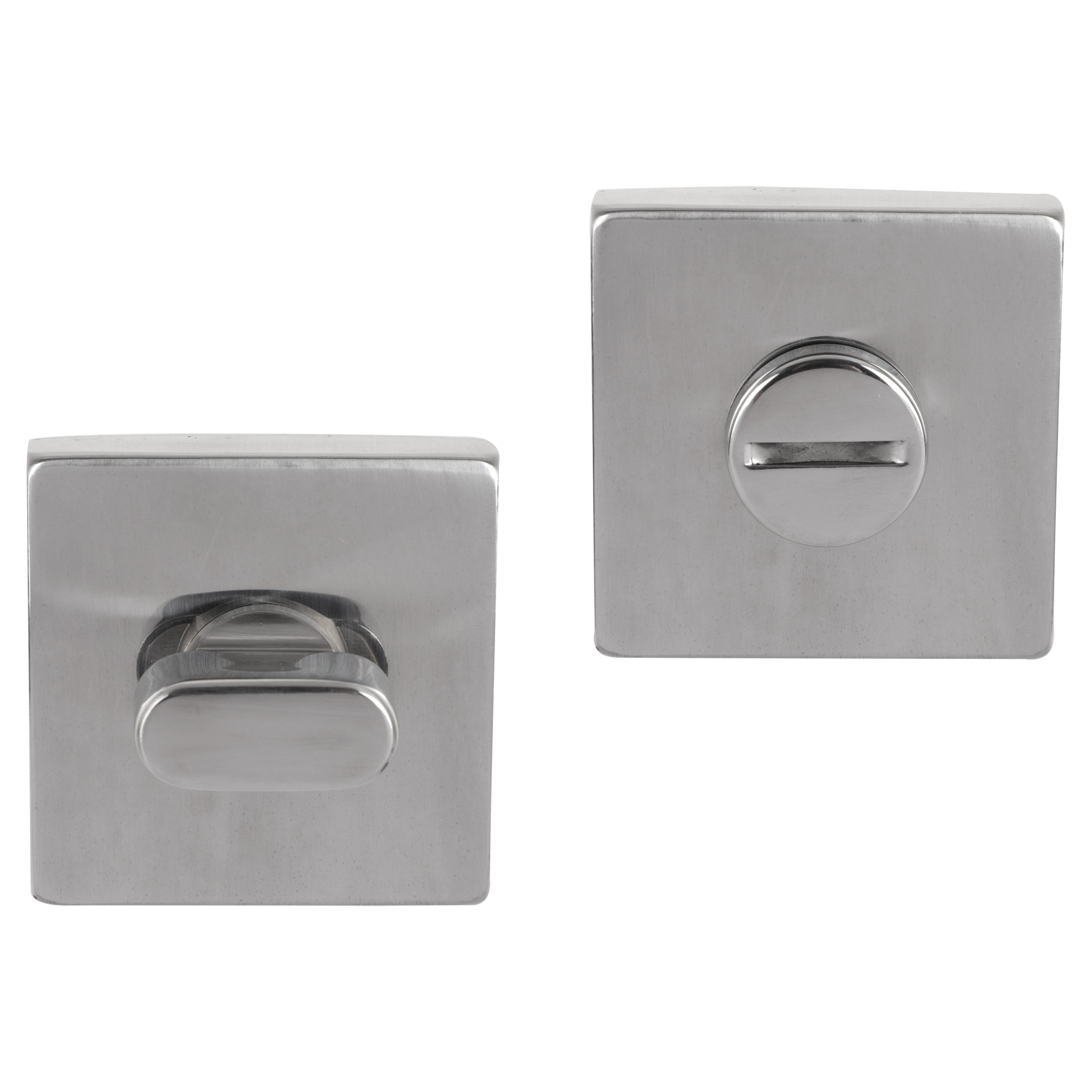 Differnz rozet Vierkant - Toilet - Chroom