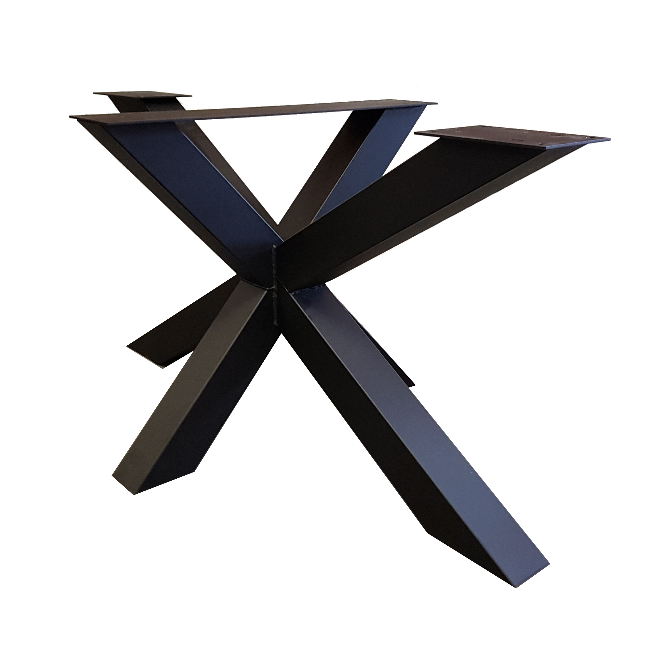 Eettafelpoot Matrix zwart – hoogte 72 cm – breedte 76 cm