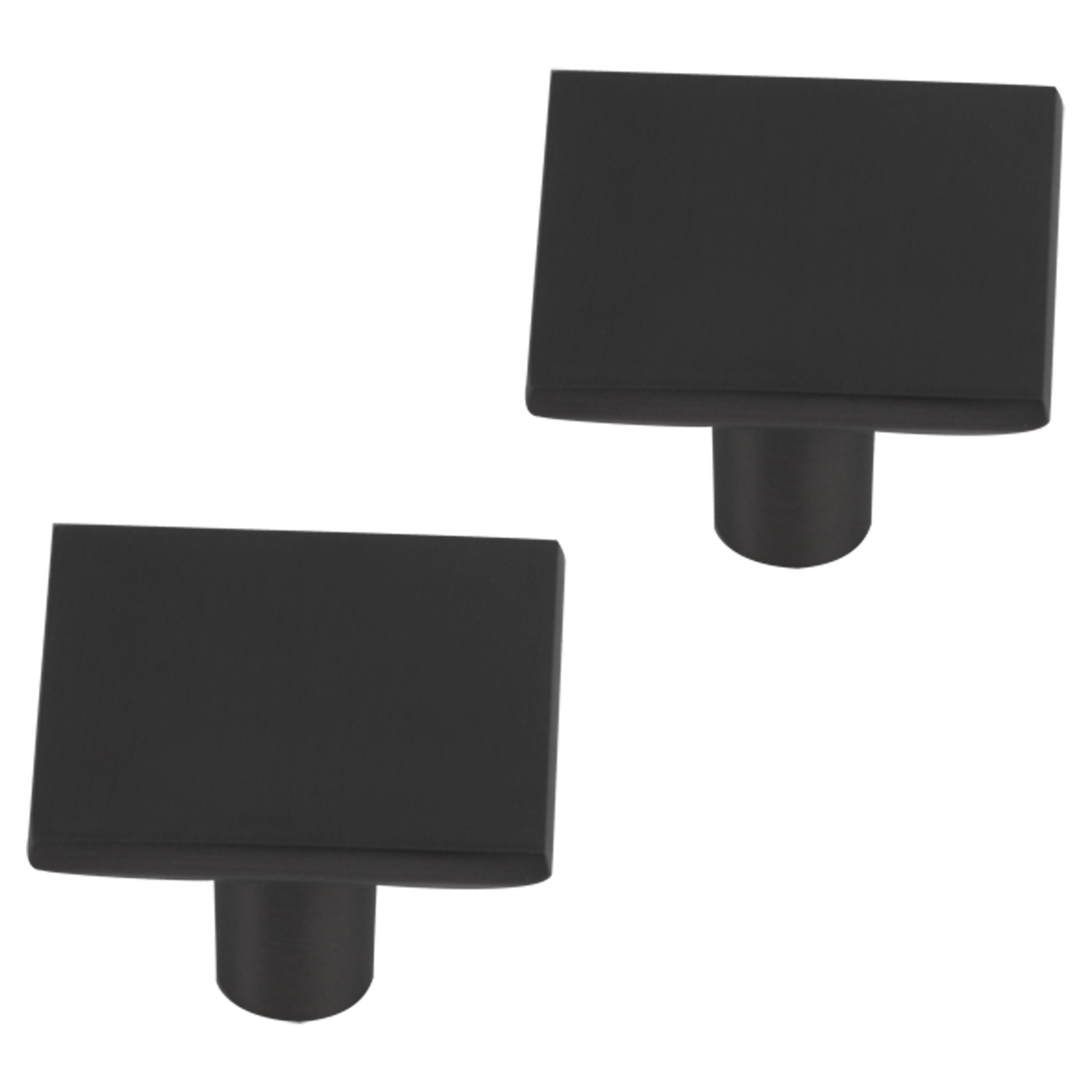 Differnz Tilburg knop 30 mm - Mat zwart