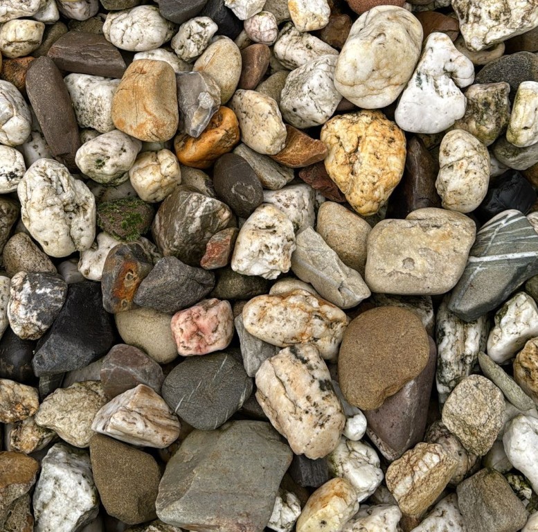 Big bag brokken Wit siergrind 40-80 mm